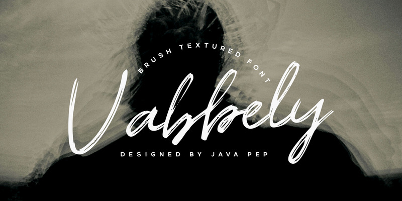 Vabbely / Pędzel Teksturowany Czcionka - Obraz funkcji 1