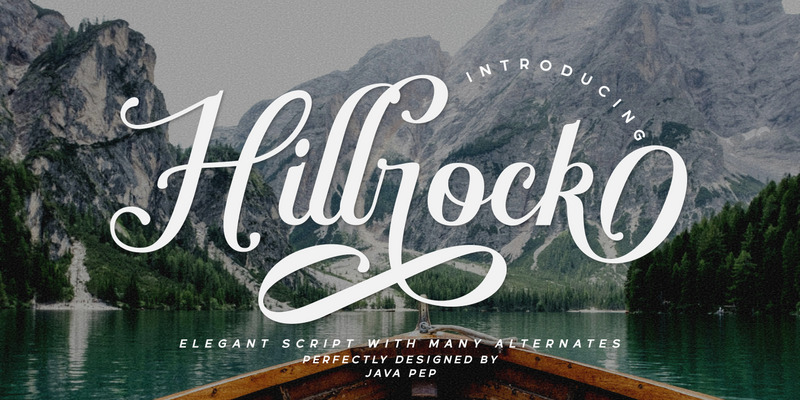 Hillrock / Elegant script - Features Image 1