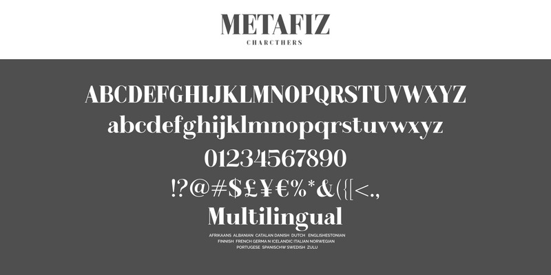 Metafiz - An elegant font - Features Image 13