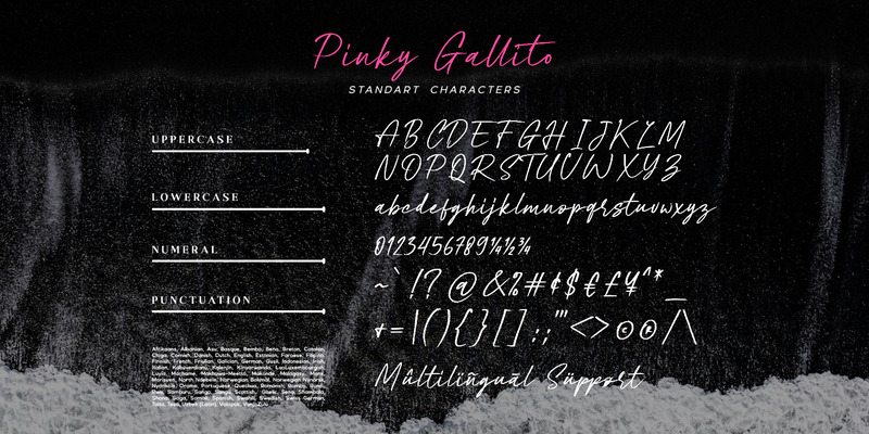 Pinky Gallito / Ładne, ręcznie pisane - Obraz funkcji 15