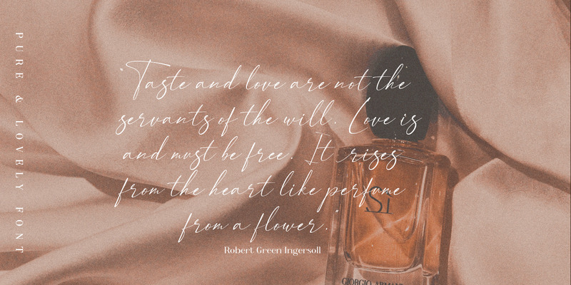 Pure & Lovely - красивая каллиграфия - Features Image 10