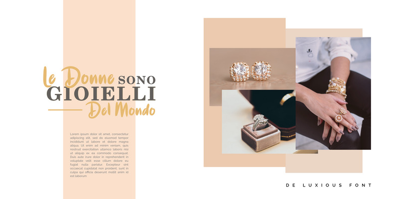 De Luxious // Pretty Font - Caratteristiche Immagine 2