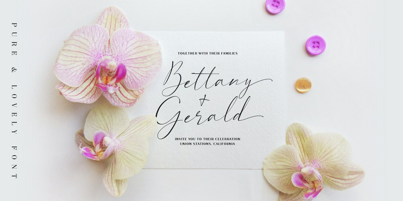 Pure & Lovely - красивая каллиграфия - Features Image 7