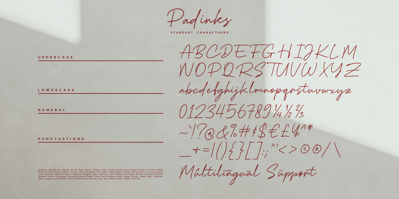 Padinks / Monoline Typeface - Obraz funkcji 16