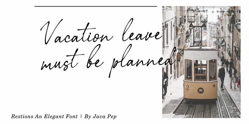 Rextions / ett elegant typsnitt - Features Image 3