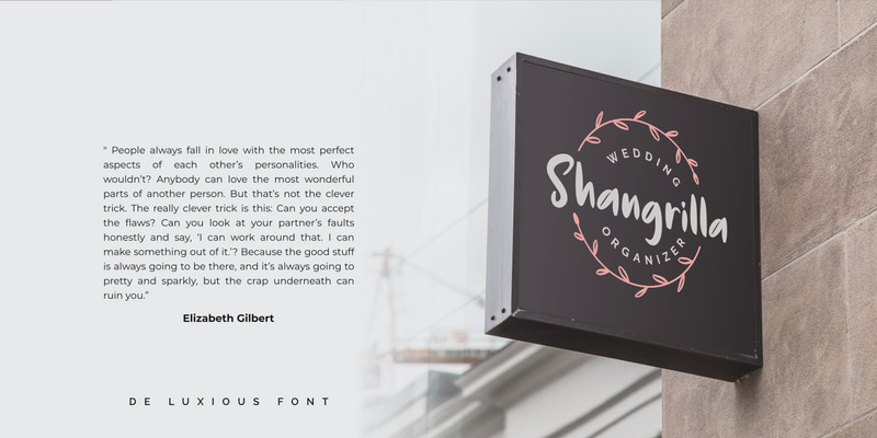 De Luxious // Pretty Font - Caratteristiche Immagine 6