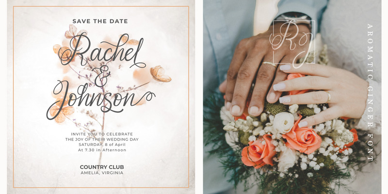 Aromatic Ginger // Calligraphy Font - Features Image 6