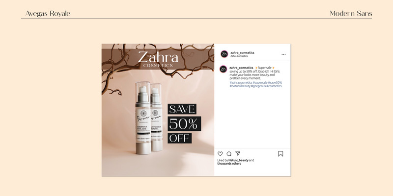 Avegas Royale - Modern Sans - Caratteristiche Immagine 8