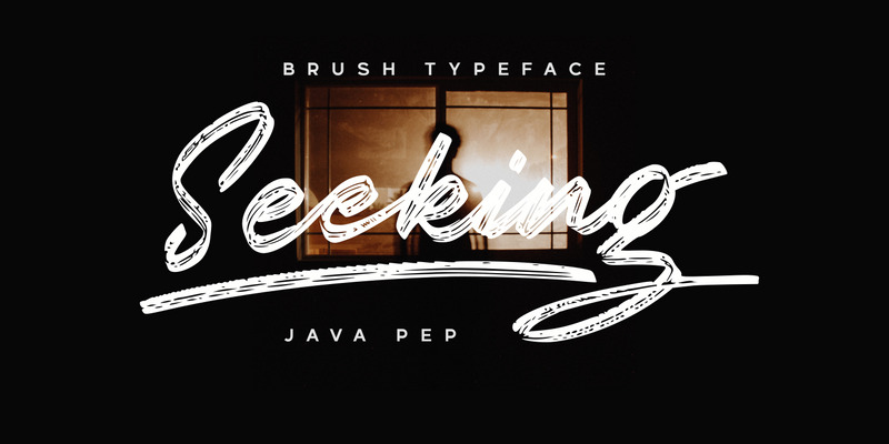 Seeking / casual brush font - Features Image 1