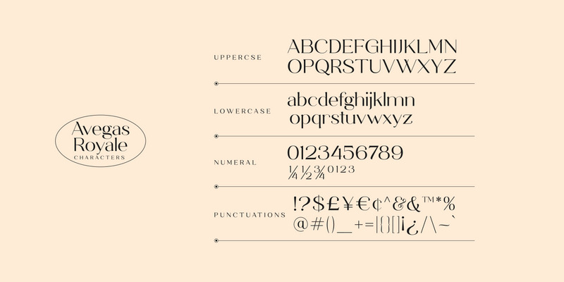 Avegas Royale - Modern Sans - Caratteristiche Immagine 11