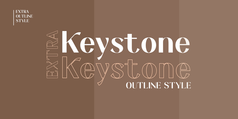 Keystone - an elegant sans - Features Image 4