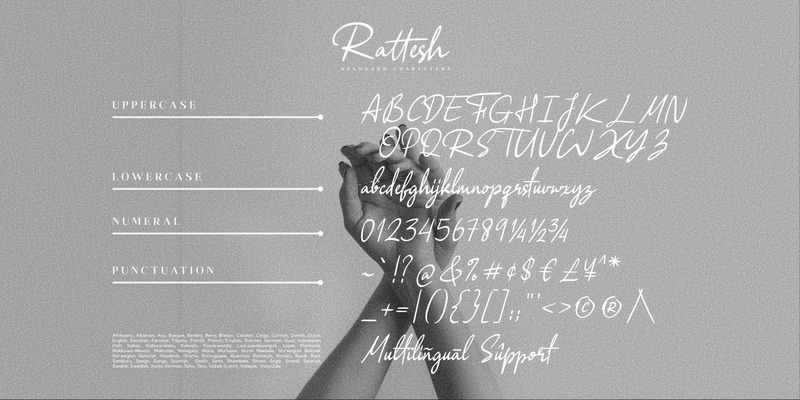 Rattesh / Elegáns betűtípus - Features Image 12