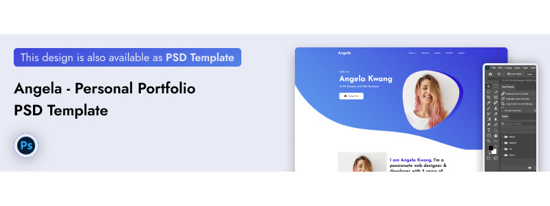 Angela – Egyedülálló személyes portfólió webelem-sablonkészlet - Features Image 3