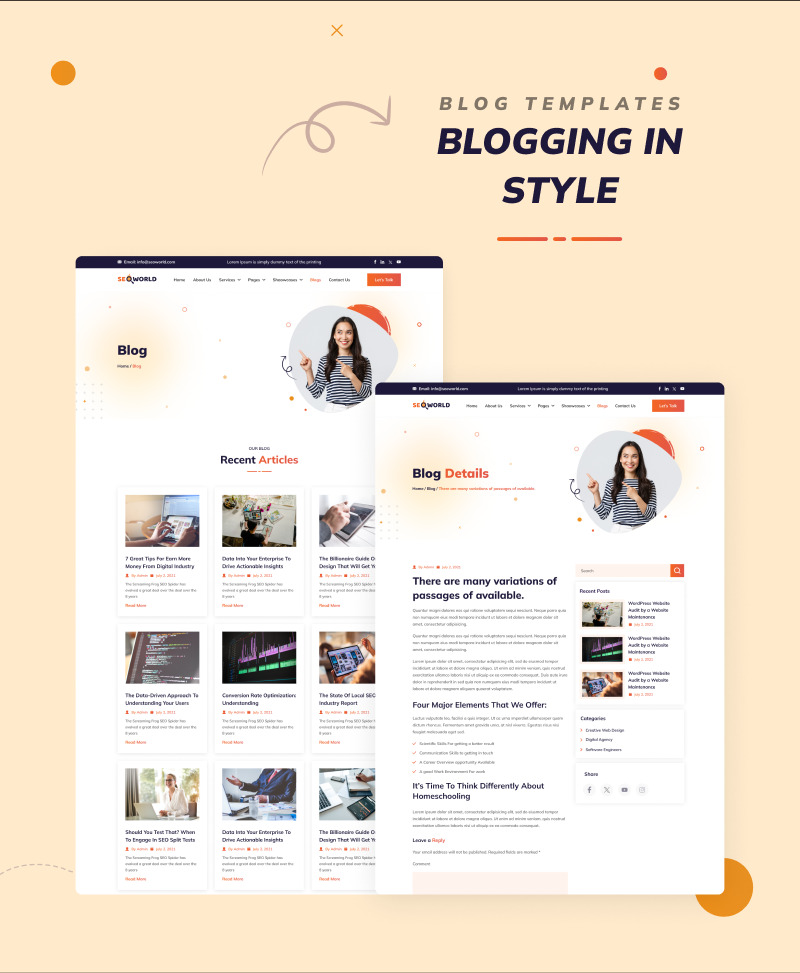 SEO World – Figma-UI-Vorlage für die Website einer digitalen Marketingagentur - Eigenschaften Bild 7
