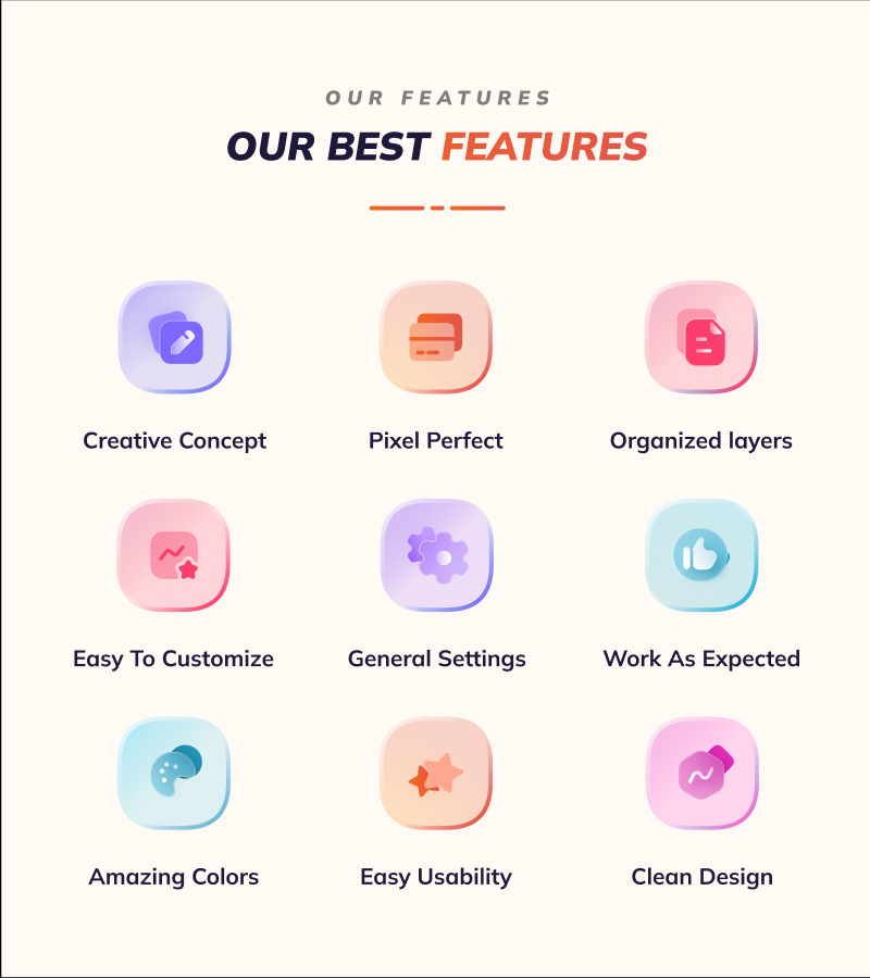 SEO World – Figma-UI-Vorlage für die Website einer digitalen Marketingagentur - Eigenschaften Bild 2
