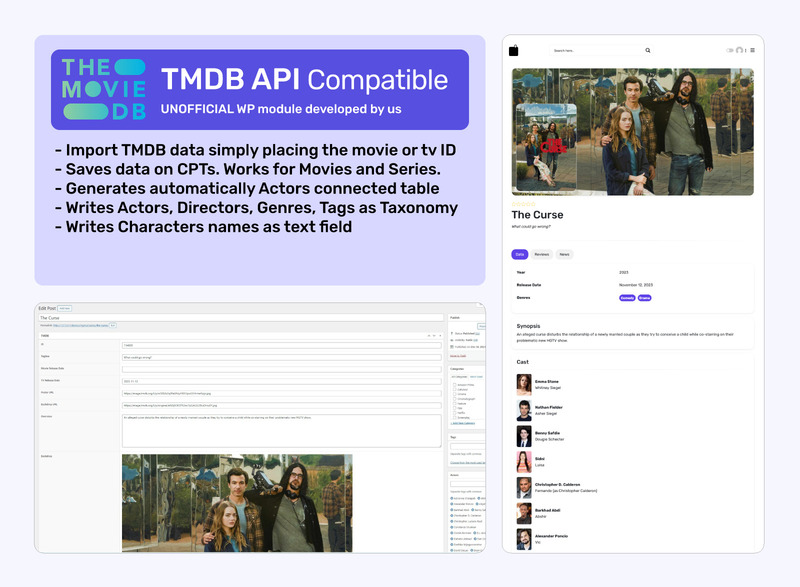INGMAR - Movie and Series WordPress Theme + RTL - Features Image 2