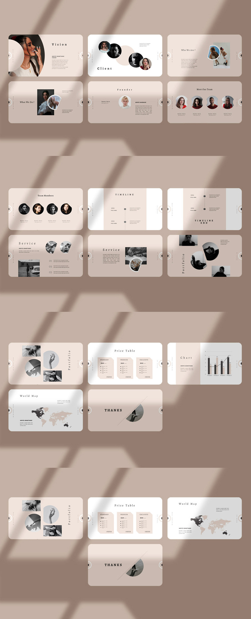 Минимальный шаблон презентации;. - Features Image 1