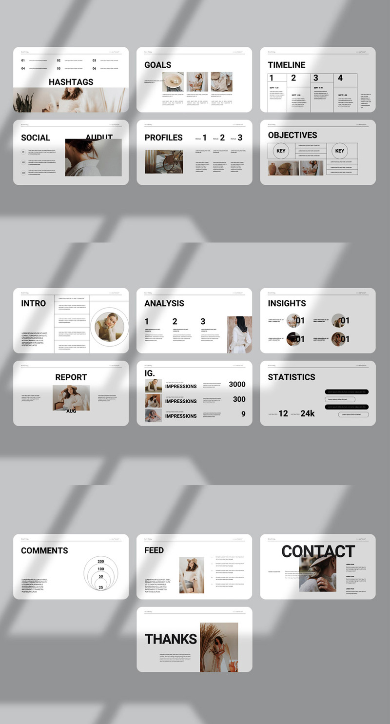 Social strategi PowerPoint presentationsmall - Features Image 1