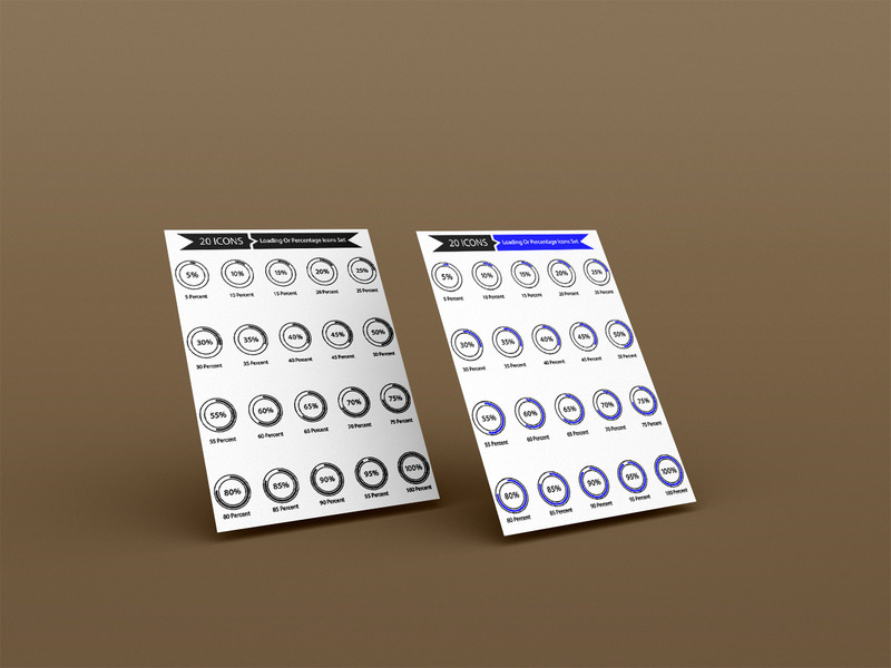 40 Premium -laddnings- eller procentsymboler - Features Image 2