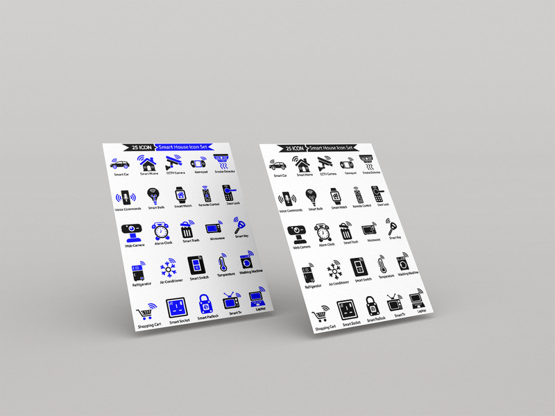 50 Premium Smart House Icon Set - Features Image 3