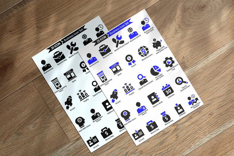 50 Premium Business Icon Set - Features Image 2