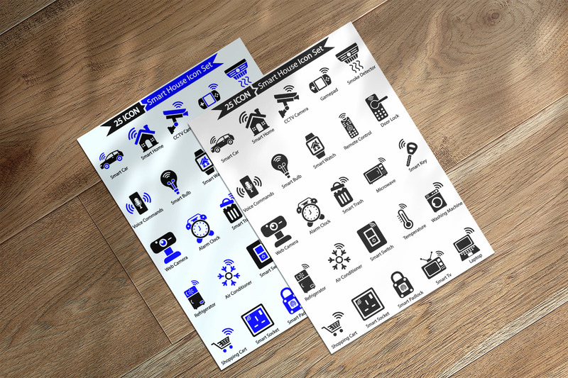 50 Premium Smart House Icon Set - Features Image 2