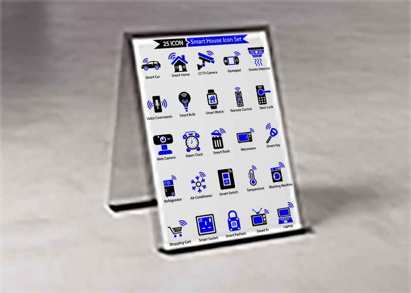 50 Premium Smart House Icon Set - Features Image 1