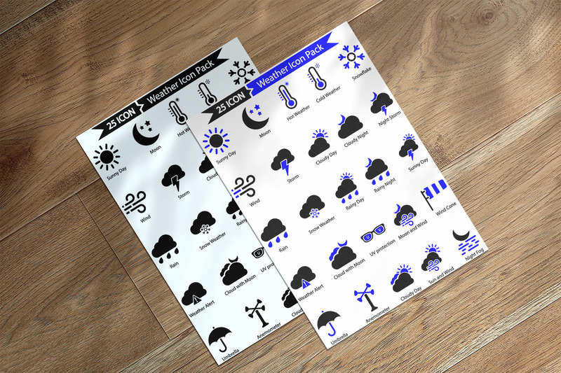 50 Premium Weather Icon Pack - Features Image 1