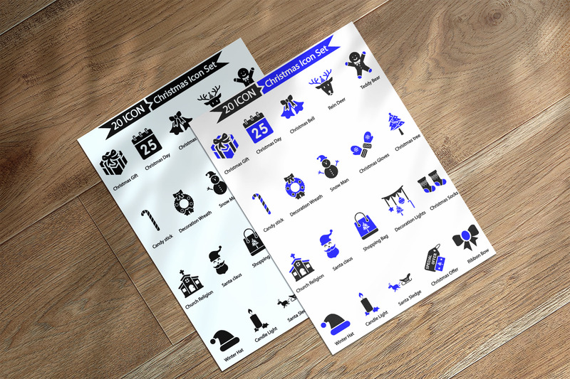 Christmas Icon Set Template - Features Image 2