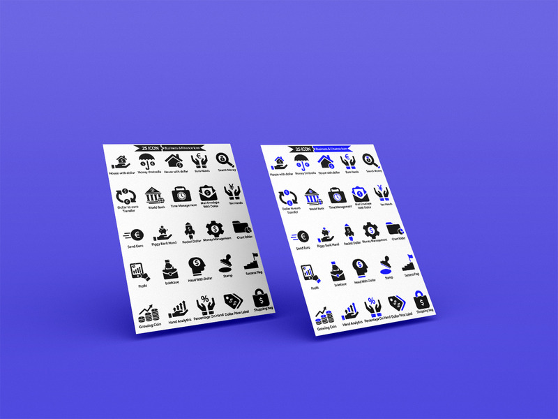50 Premium Business And Finance Icon Set - Features Image 1