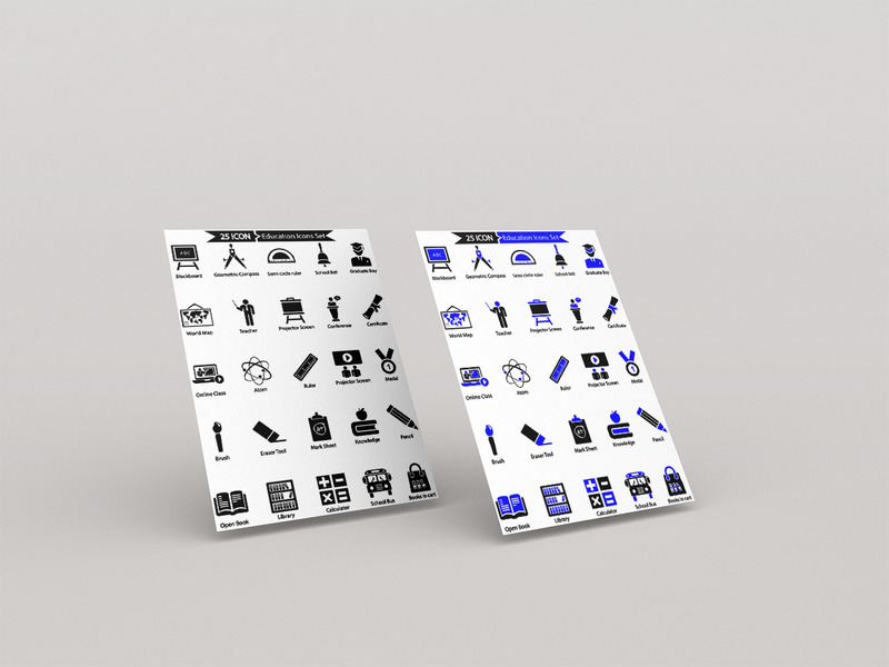 50 Premium Education Icon Pack - Features Image 1