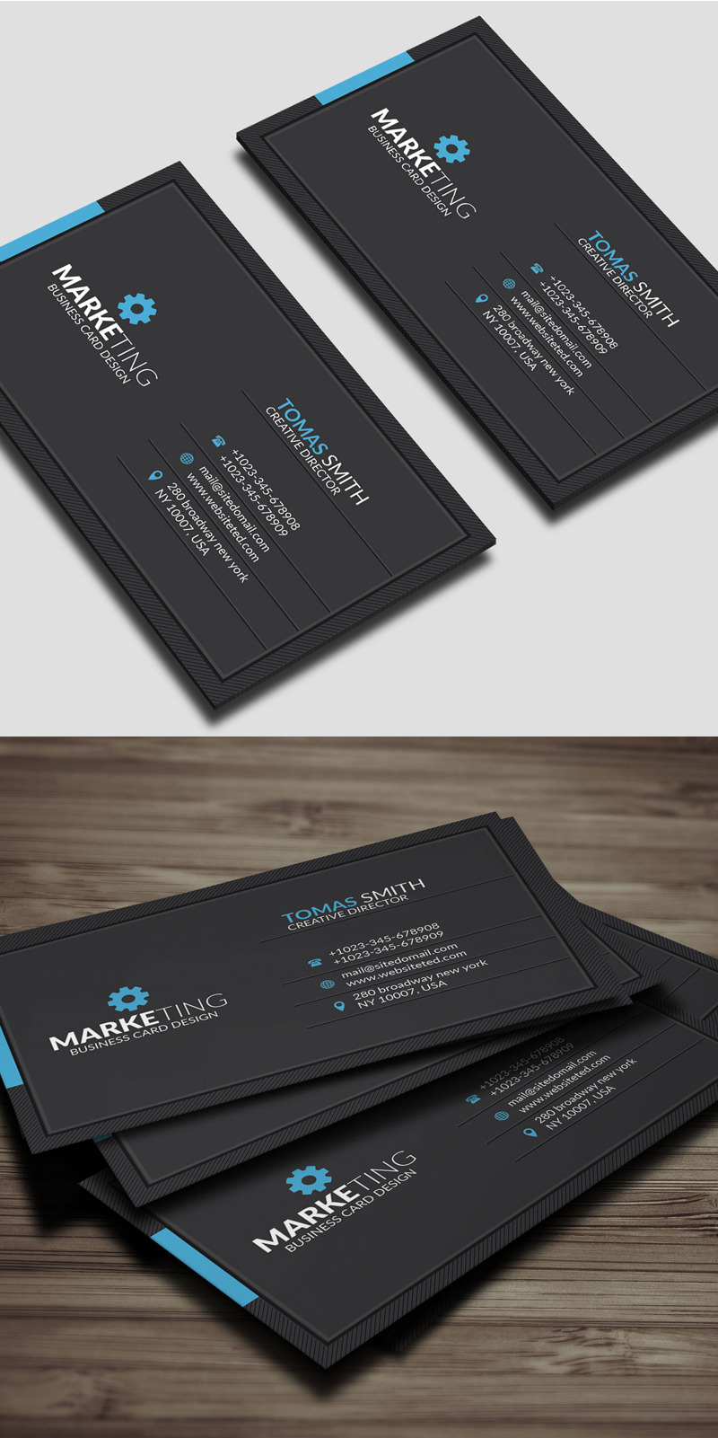 Tomas Smith - Corporate Business Card - Features Image 1