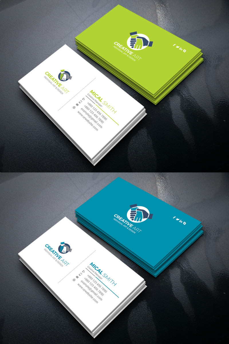 Simple Creative Business Card Vol_139 - Features Image 1