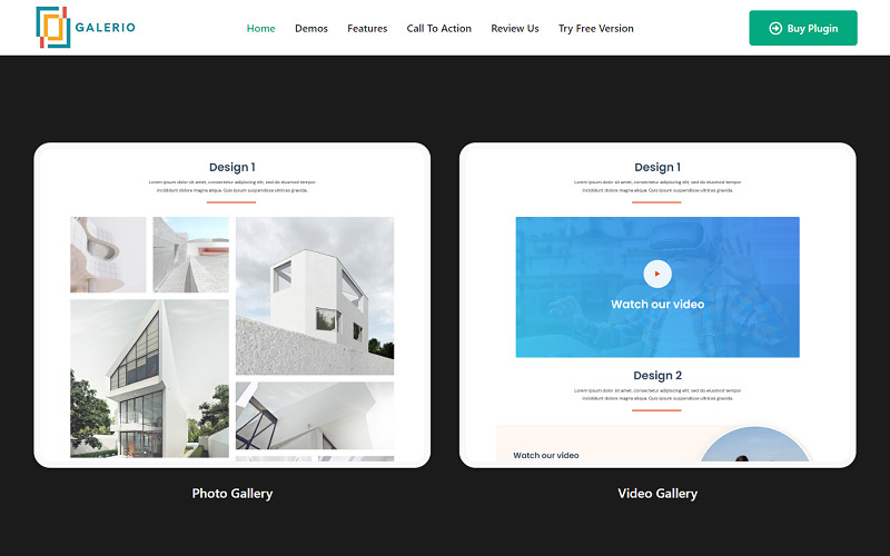 Galerio - Photo and Video Gallery Elementor WordPress Plugin - Features Image 1