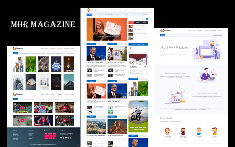 MhrMagazine - Újság, blog, folyóirat és magazin WordPress sablon - Features Image 1
