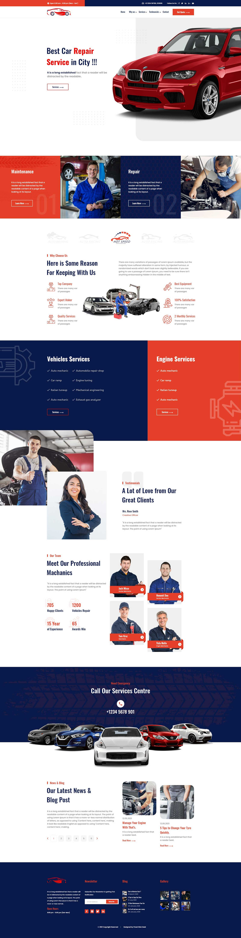 CarDoc bilreparationer En sida UI-element - Features Image 1
