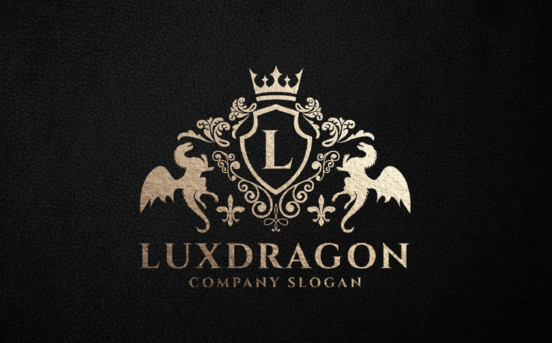 Luxurious Dragon Letter D Logo - Features Image 1