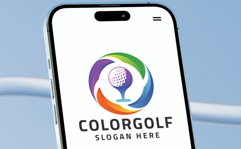 Кольоровий шаблон логотипу Golf Professional - Features Image 1