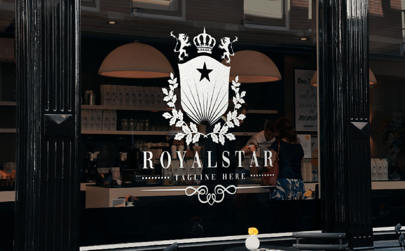 Plantilla de logotipo de estrella de realeza - Características Imagen 1