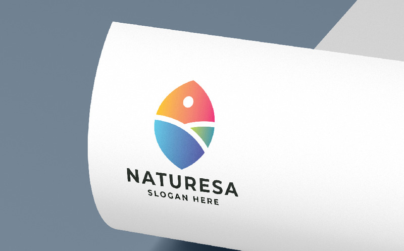 Modello di logo professionale Naturesa - Caratteristiche Immagine 1