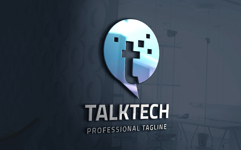 Talk Tech Letter T Pro Chat Logo - Features Image 1