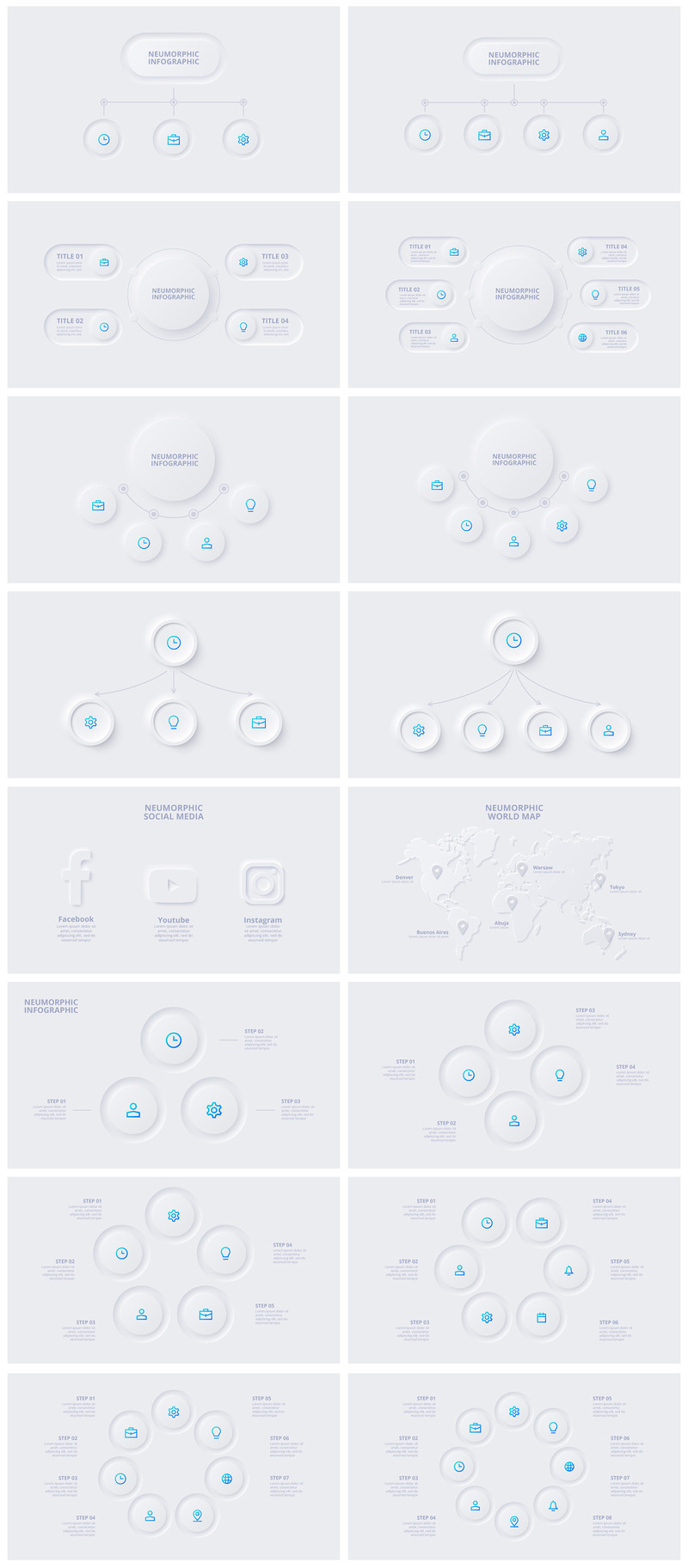 Neumorphic Presentation PowerPoint template - Features Image 5