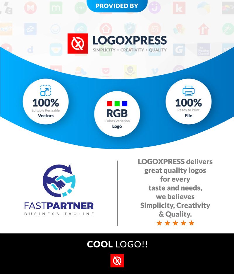 SNABB PARTNER AFFÄRSHANDELSLOGO DESIGN - Features Image 1