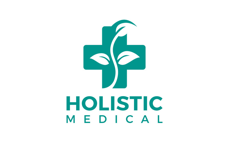Holistic medical health logo design medical icon with natural tree logo - Features Image 1