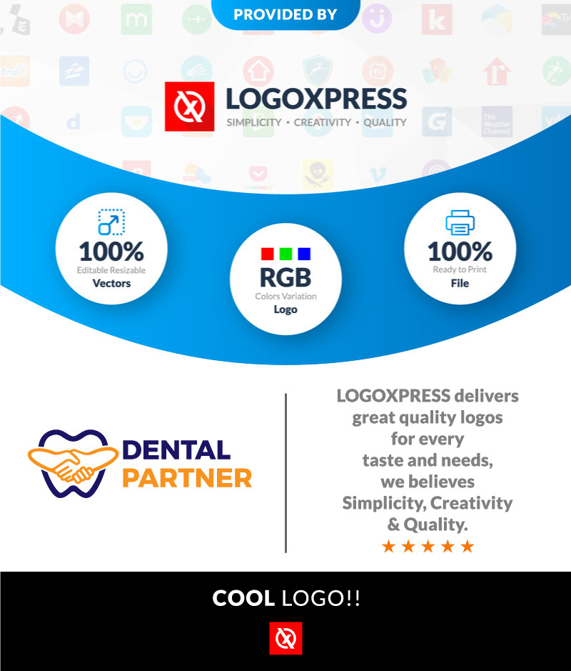 Tandvård Affärspartner Dental Logo Design - Features Image 1