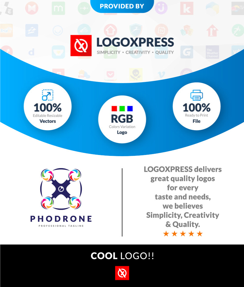 Photography Drone Logo Design - Features Image 1