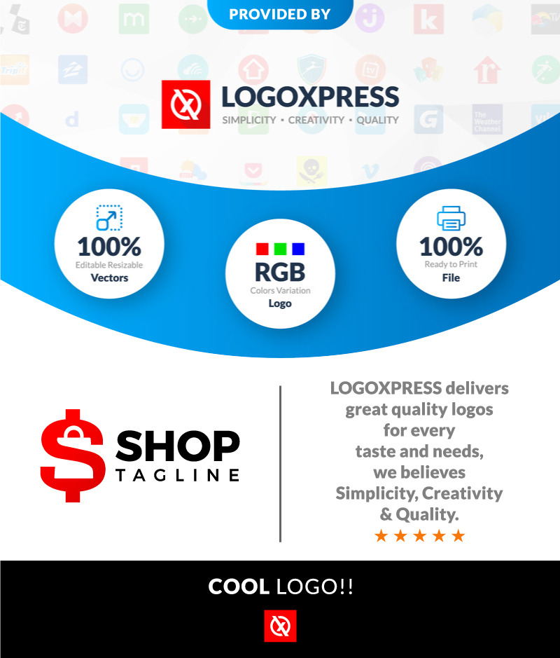 Lettera s shopping logo design negozio logo vendita logo risparmio denaro logo shopping online logo e-commerce - Caratteristiche Immagine 1