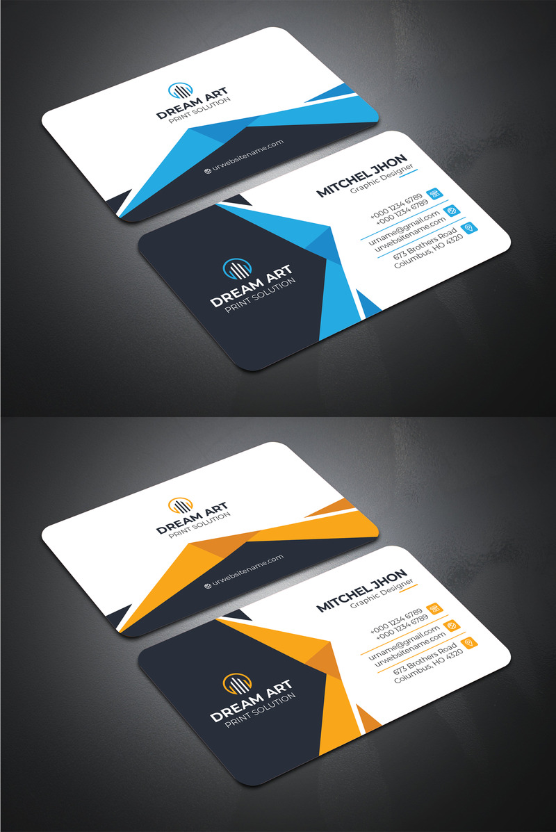 Business Card Templates Corporate Identity Template v114 - Features Image 1