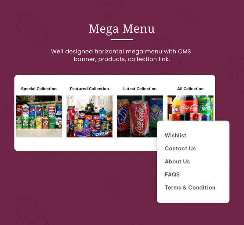 Vai a bere - Mega Drinks Shopify 2.0 Tema reattivo - Caratteristiche Immagine 7
