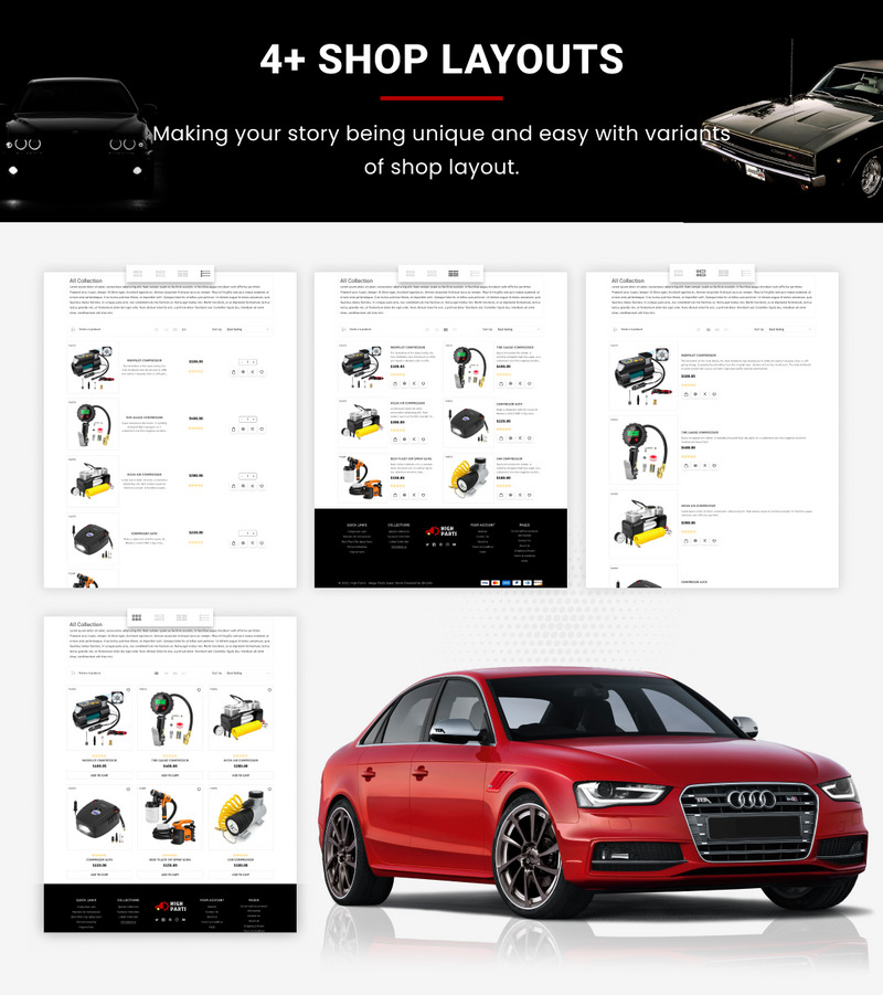 High Parts - Mega Parts Super Store Shopify 2.0 Premium responzivní téma - Features Image 11